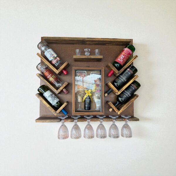 Adega de Vinho e Quadro Porta Rolhas - Imagem 2