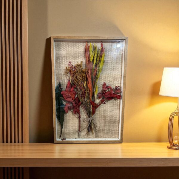 Quadro decorativo - folhas e flores