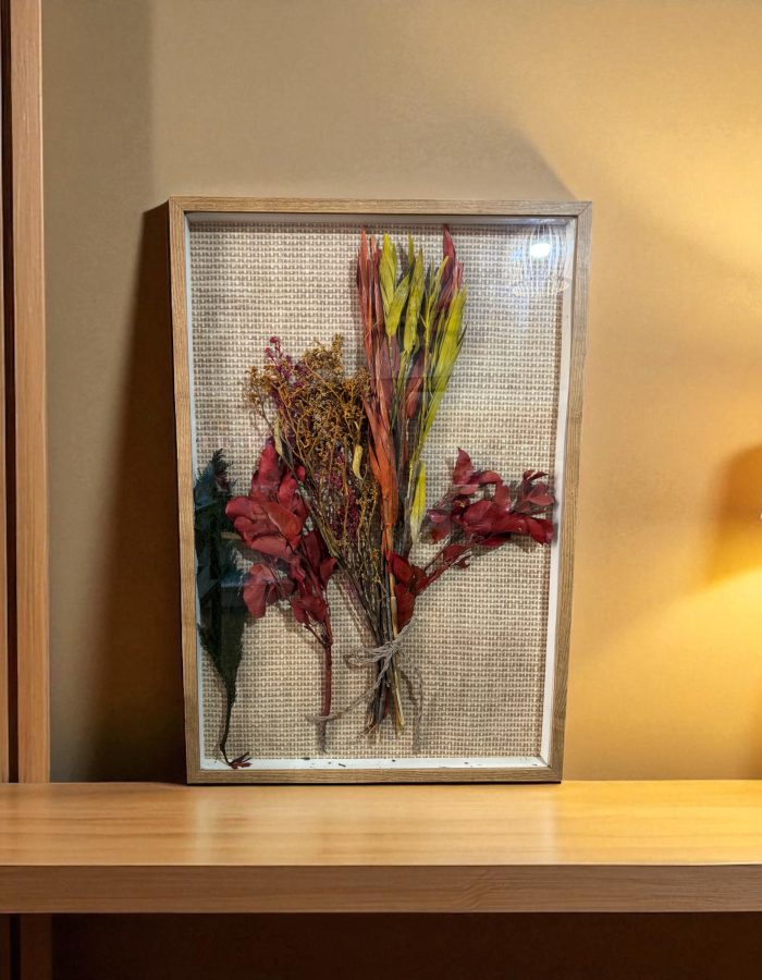 Quadro decorativo – folhas e flores